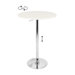 Adjustable Bar Table with White Top