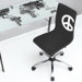 Peace Printed Computer Chair