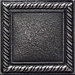Ion Metals 2" x 2" Decorative Rope Accent Tile in Antique Nickel