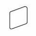 Sandalo 2" x 2" Surface Bullnose Corner in Raffia Noce