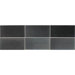 Urban Metals 2" x 4" Straight Joint Mosaic in Gunmetal