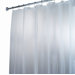 EVA Frost Shower Curtain/Liner in White
