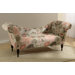 Roll Arm Cotton Chaise Lounge