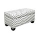 Fabric Storage Ottoman