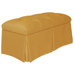 Tufted Skirted Bedroom Storage Ottoman