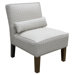 Cross Section Fabric Slipper Chair