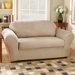 Stretch Suede Separate Seat Loveseat Slipcover
