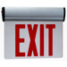 Single Slope Ceiling Edge Light Exit in Green