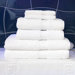 Luxury Hotel & Spa Collection 100% Turkish Cotton 7-piece Combination with Circle Design Bath Mat