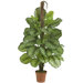 52" Large Leaf Philodendron Silk Plant (Real Touch)