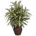 Aglonema with Decorative Vase Silk Plant