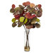 Giant Sea Grape Leaf with Cylinder Silk Plant