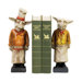 Two Piece Chef Pig Bookend Set