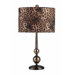 Alliance Lamp in Coffee Plating and Smoked Glass