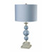 Pale Blue Stacked Ball Table Lamp