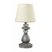 Mini Table Lamp with Crystal Accents in Montauk Grey