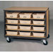 2000 Series Tote Tray Mobile Cabinet
