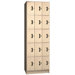 Solid Melamine Door Music Storage: 15 Equal Compartments