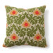 Provence Tuscan Verdure Embroidered Pillow in Green