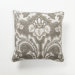 Baroque and Roll Luxe Pillow in Stone