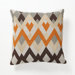 Global Bazaar Diamond Echo Pillow in Orange