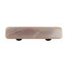 Swirl Cabinet Pull in White / Dusty Lilac