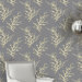 Edie Temporary Wallpaper in Lemon Ash