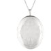 Oval Shaped Locket in Sliver