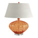 Melon Table Lamp in Orange