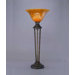Table Lamp with 14" Tiger Glass Shade