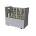 Mobile Wood Roll File with 50 Compartments for Blueprints