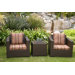 Metro 3 Piece Deep Seating Group with Cushions