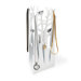 Canopy Jewelry Stand in Chrome and White