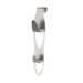 Peel Over Door Two Hook in Nickel