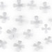 Wall Flower in White (Set of 25)