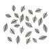 Natura Wall Art in Espresso (Set of 24)