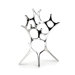 U+  Vela Polished Aluminum Jewelry Tree