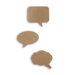 Talk Cork Board (Set of 3)