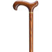 Men's Scorched Ashwood Derby Handle Cane