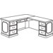 Governor's Right Executive 72" "L" Desk