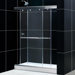 Tub To Shower Kit: Charisma Shower Door and Amazon Shower Base