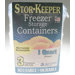 Stor-Keeper Freezer Storage Containers (Pack of 4)