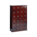 Library Style 24 Drawer Multimedia Cabinet