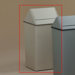 36 Gallon Metal Series WasteWatchers Swing Top Receptacle