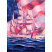USCGC Eagle Tapestry - Navy Blue