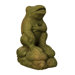 Animals Cracked up Frog Statue