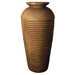 Floor Ribbed Round Urn Planter