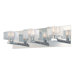 Quatra Three Light Bath Vanity in Chrome