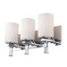 Crystal Three Light Bath Vanity in Chrome