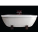 AdoreMe Freestanding Hybrid Acrylic-Composite Bathtub